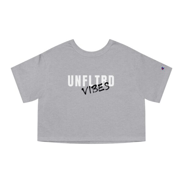 UNFLTRD VIBES Cropped T-Shirt - Image 4
